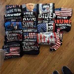 2XL tshirt bundle unisex men’s and women’s Donald trump patriotic American shirt